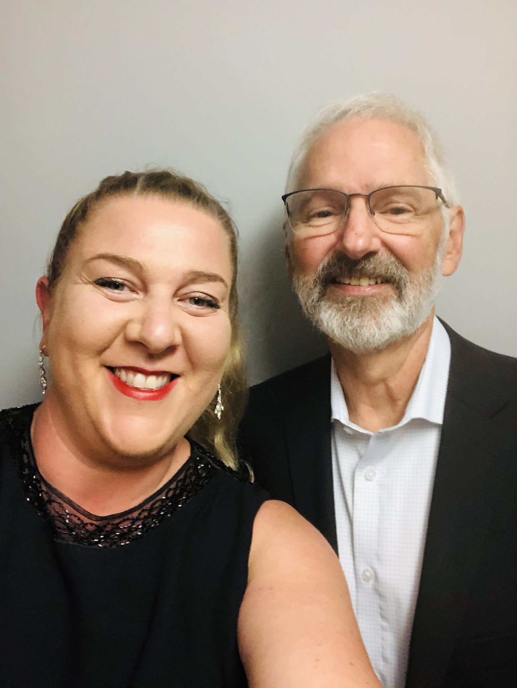 Suzanne Gay and Jim Shultz performing together